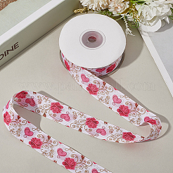 1 Rolle bedrucktes Polyester-Ripsband&nbsp;SRIB-CY0001-15