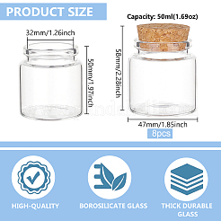 Leere Glasflasche&nbsp;AJEW-WH0470-43A