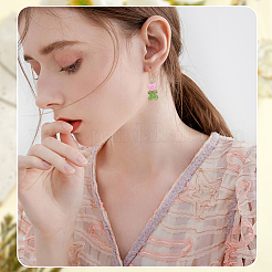 40pcs 10 couleurs pendentifs en résine transparente&nbsp;RESI-CP0001-11