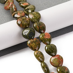 Perline Unakite naturali fili&nbsp;G-I372-A05-02