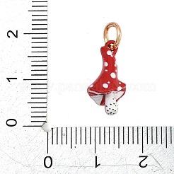 Messing Emaille-Anhänger&nbsp;KK-D256-01A