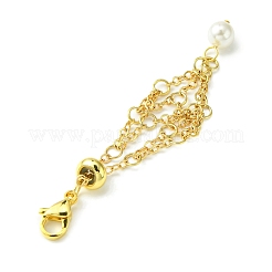 Chaînes de câble en acier inoxydable 304 pochette en macramé support de pierre vide pendentif décoration&nbsp;HJEW-TA00069-01