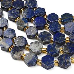 Natürlicher Lapislazuli Perlenstränge&nbsp;G-F833-B11-01