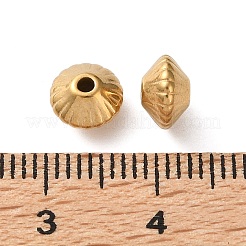 Perles d'espacement en forme de soucoupe en acier inoxydable 304&nbsp;SA-L001-01G-01