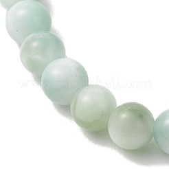 Bracelets extensibles en perles rondes de verre naturel pour femmes et hommes&nbsp;BJEW-JB13523