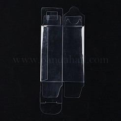 Emballage cadeau rectangle en plastique transparent pvc&nbsp;CON-F013-01A