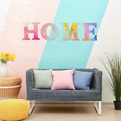 Découpes vierges en bois non finies lettre&nbsp;DIY-ZX040-01H