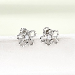 Boucles d'oreilles à tige en acier inoxydable 304 pour femmes&nbsp;SA-CBA44F8-01P