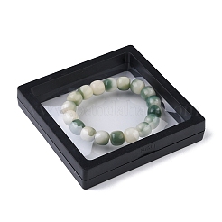 Braccialetto elasticizzato con perline in legno di bodhi per donna&nbsp;BJEW-YW0001-04A