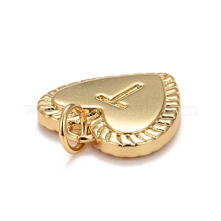 Placage en rack véritables pendentifs en laiton plaqué 18k or véritable&nbsp;KK-E260-01G-T