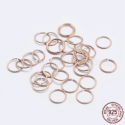925 Sterling Silber offene Biegeringe&nbsp;STER-F036-02RG-0.5x6mm