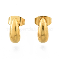 Orecchini a goccia in acciaio inossidabile 304 per donna&nbsp;EJEW-N052-01G