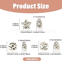 Perline in lega di stile tibetano 90 pz 3 stili&nbsp;FIND-YW0012-95