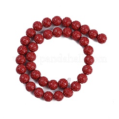 Fili di perline intagliate di corallo sintetico&nbsp;CORA-M001-16