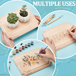 Piedistalli espositivi rettangolari in legno&nbsp;ODIS-WH0086-132A