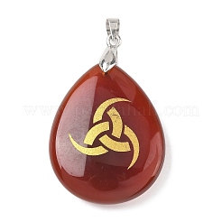 Pendentifs pierres précieuses naturelles mixtes&nbsp;G-F786-09H
