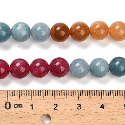 Natürliche weiße Jade perlen Stränge&nbsp;G-Z097-A01-8mm-C