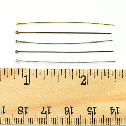 250 Stück 5 Farben Kugelkopfstifte aus Messing&nbsp;KK-FS0001-42