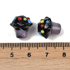 Cuentas de vidrio con bultos&nbsp;GLAA-B025-01E