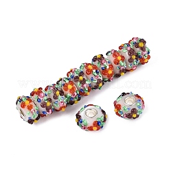 Handgefertigte Glasperlen mit Messingkern im europäischen Stil&nbsp;LS-LAMP-N044-06S-01