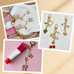 Kits de porte-clés brillant à lèvres à faire soi-même&nbsp;DIY-SP0007-51