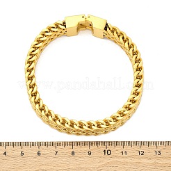 Bracelets en acier inoxydable 304 pour femmes et hommes&nbsp;BJEW-R018-12G