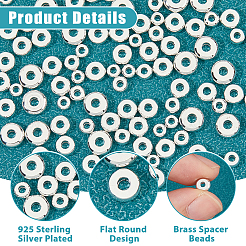 120pcs 6 Arten Messingperlen&nbsp;KK-HS0015-39