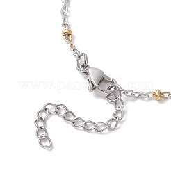 3 Stück 304 Edelstahl-Kabelketten-Armband-Set&nbsp;BJEW-JB12660