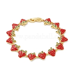 Messing-Mikropavé-Armbänder mit Zirkonia-Emaille&nbsp;BJEW-Z126-02G