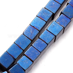 Smerigliato elettrolitico non magnetici fili di perline di ematite sintetico&nbsp;G-E303-V