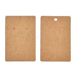 Rechteckige Kraftpapier-Ohrring-Displaykarten mit einem Loch zum Aufhängen&nbsp;CDIS-YWC0001-02