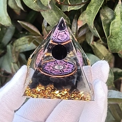 Générateurs d'énergie de résine de pyramide d'orgonite&nbsp;PW-WGF04D3-01