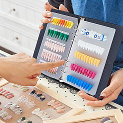 Rechteckiges Papier-Nailart-Display&nbsp;MRMJ-FH0001-52A