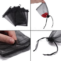 Organza-Geschenktüten mit Kordelzug&nbsp;OP-R016-13x18cm-18