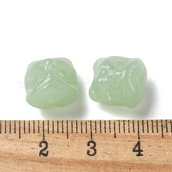 Perles de verre transparentes de peinture de cuisson&nbsp;X1-GLAA-C035-01G