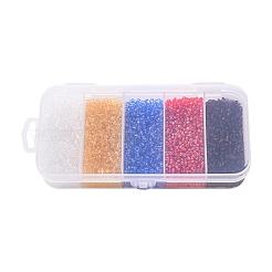 90g 5 Farben 12/0 Glasperlen&nbsp;SEED-YW0001-16