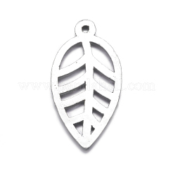 Argento foglia anticato pendenti della lega&nbsp;X-TIBEB-A101914-AS-LF