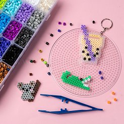 Kit perline fusibili fai da te 36 colori&nbsp;DIY-X0295-01F-5mm