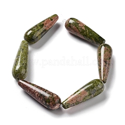 Natur Unakit Perlen Stränge&nbsp;G-P528-H12-01
