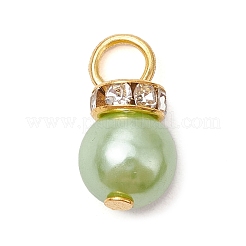 Imitazione perla charms acriliche&nbsp;PALLOY-JF03324-01