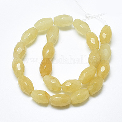 Topaz natural jade perlas hebras&nbsp;G-S357-A12