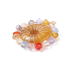 Pendentifs de jade topaze naturelle&nbsp;PALLOY-JF01756-02