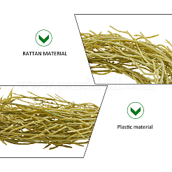 Kunststoff künstliches Rattan&nbsp;DIY-WH0430-917