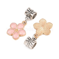 Legierung Emaille europäische baumeln Charms&nbsp;PALLOY-YW011-02