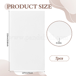 Rectangle pet led bloquant la lumière autocollants&nbsp;LS-STIC-WH0045-01A