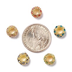 Legierung Rhinestone European Beads&nbsp;CPDL-H997