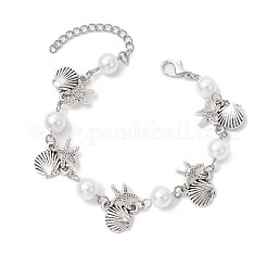 Bracciali a maglie in lega della serie Ocean&nbsp;BJEW-JB11840