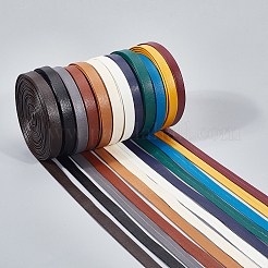 Cordon plat pliable en cuir PU de 5 m&nbsp;OCOR-WH20012-14B-02