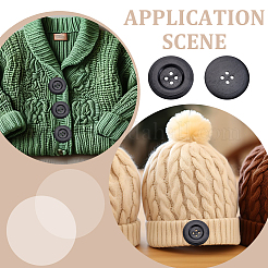 44 bouton en bois&nbsp;BUTT-PH0001-42A