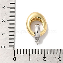 Fermagli pieghevoli in ottone placcato a cremagliera ovale&nbsp;KK-A225-03A-G